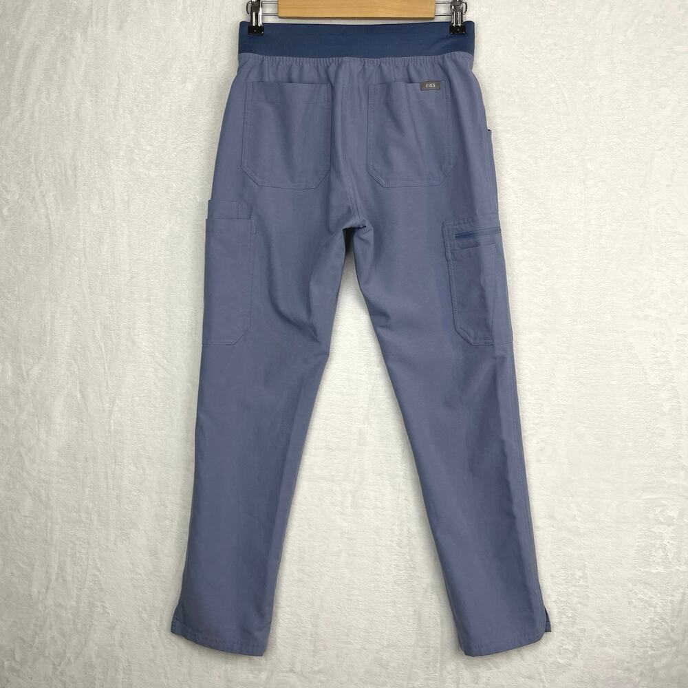 Figs Scrub Set Vapor Blue Space Dye Catarina Slim Top XS Yola Zamora Pants XSP - Picture 5 of 11